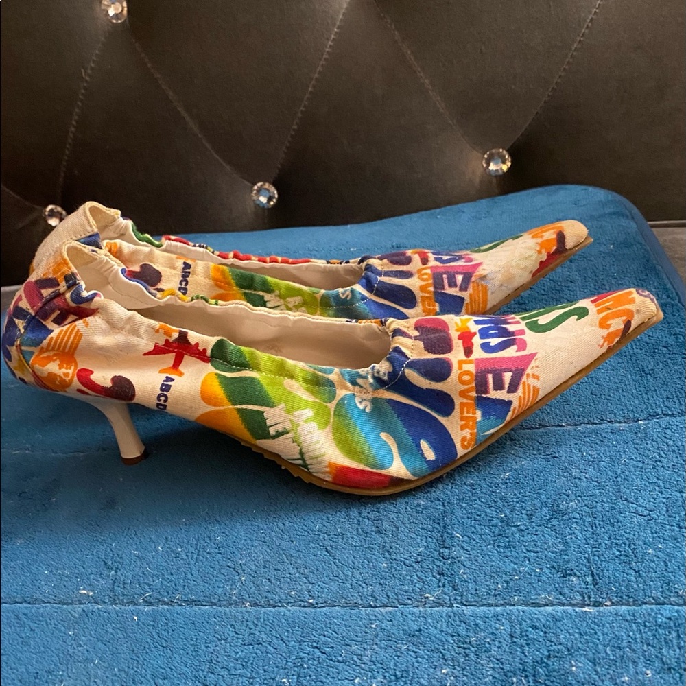 Black multi 7.5 Louis Vuitton pumps - Picture 4 of 4